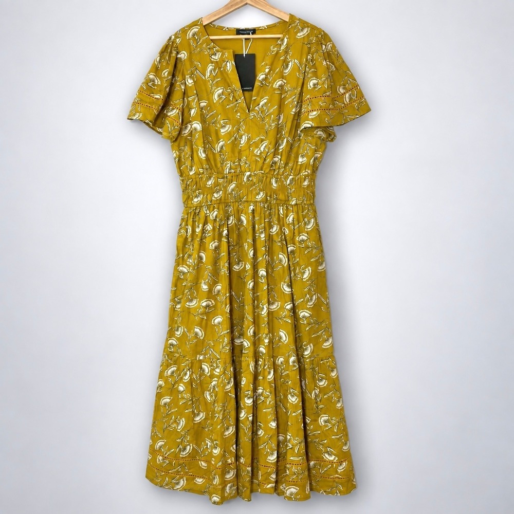 Anthropologie Meadow Rhodes 1X Maxi Dress Cottagecore Boho Chic Coquette Prairie - Picture 2 of 7